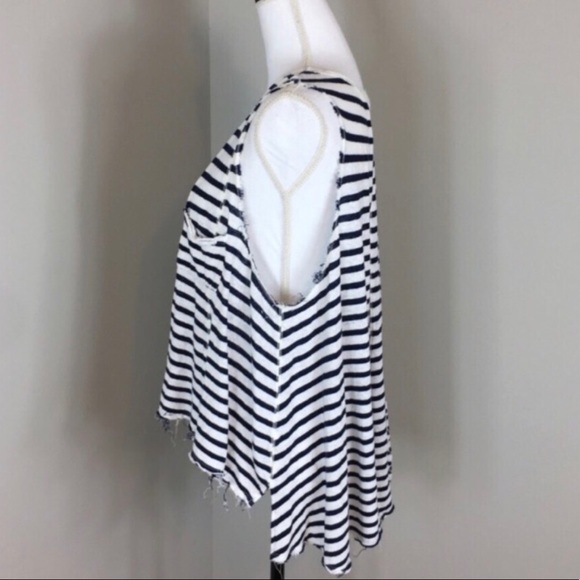 Free People Stripe Oversized Tank - Picture 2 of 5